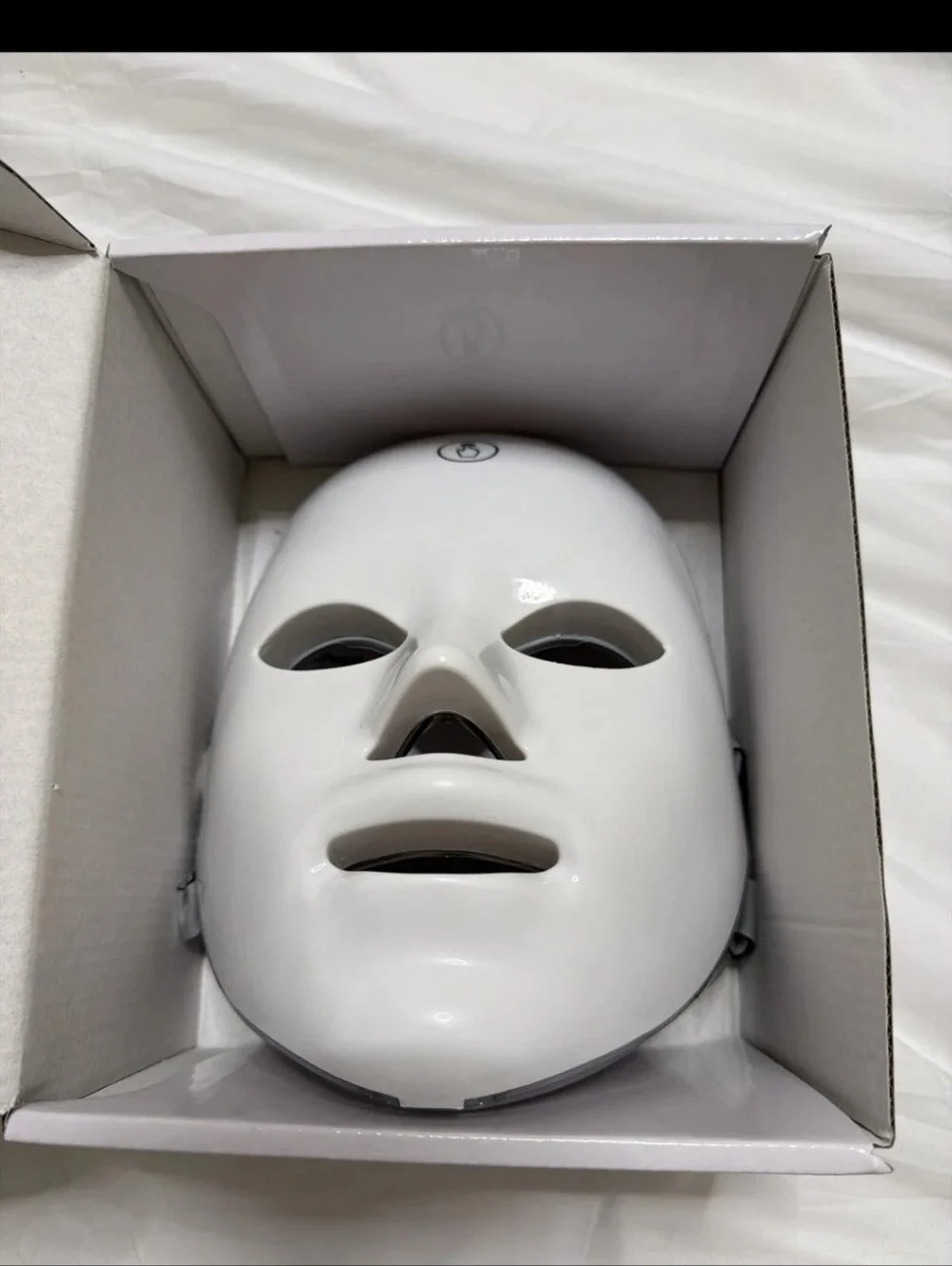LED Facial Mask Therapy Device - White